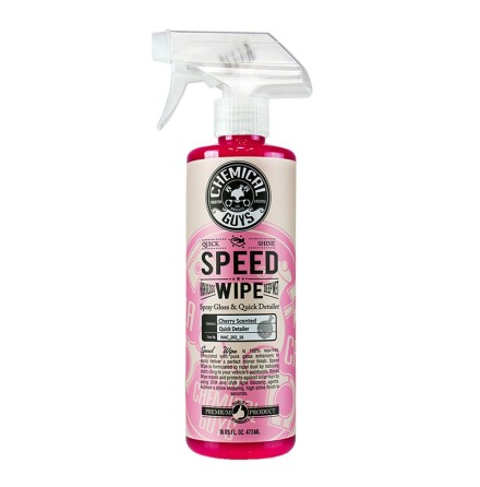 Speed wipe quick detailer